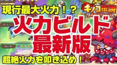 【キノコ伝説】最新火力ビルド紹介　マジックシアター最高火力はこれで決まり！飛騎令を勝ち取れ！【第二回武道会優勝】