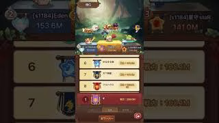 キノコ伝説s1184  8日目TOP15菌族ランキング